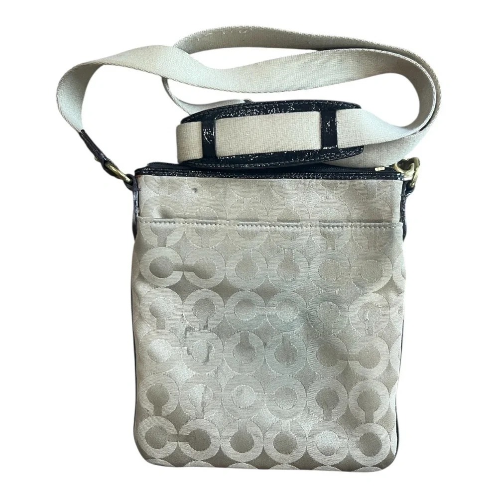 Coach Madison Small Khaki Mahogany Beige Crossbody